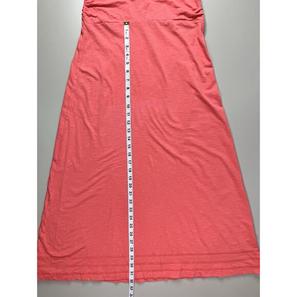 Toad & Co Long Island Maxi Dress Sm Coral Stretch Summer Vacation Sustainable - Picture 12 of 16